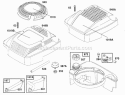 Fuel Tank AssyCovers Hoses Diagram and Parts List for 124882-3424-02  Briggs and Stratton Engine